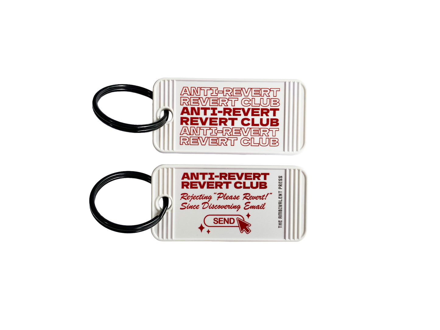 Mental Wellness Self-Care Rectangle Keychain - The Ambivalent Press