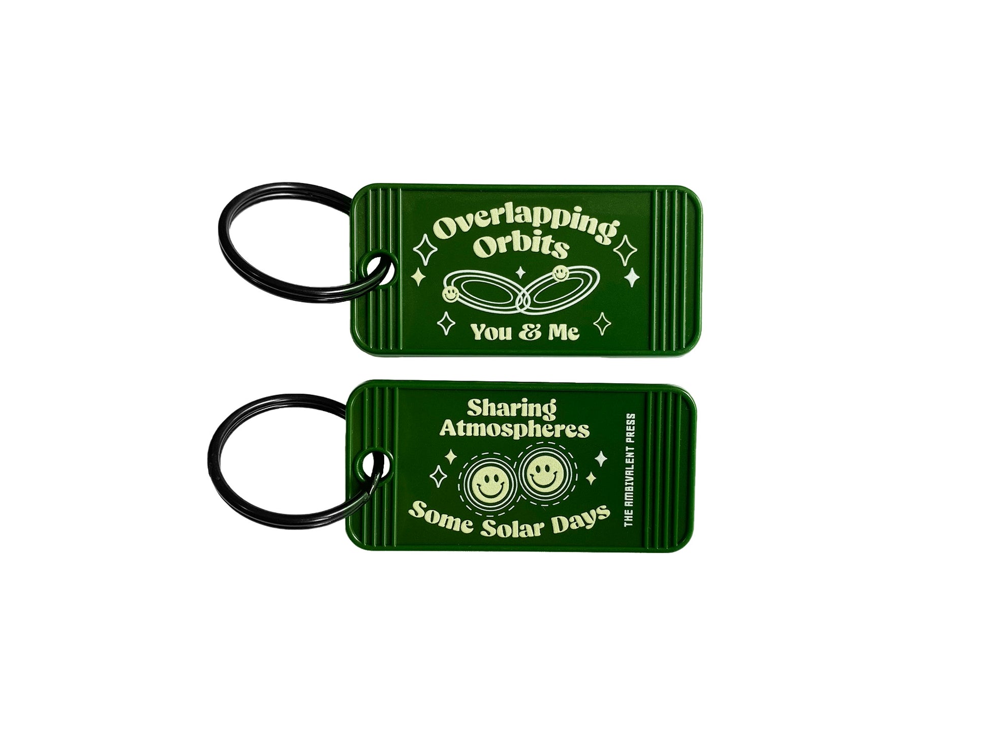 Mental Wellness Self-Care Rectangle Keychain - The Ambivalent Press