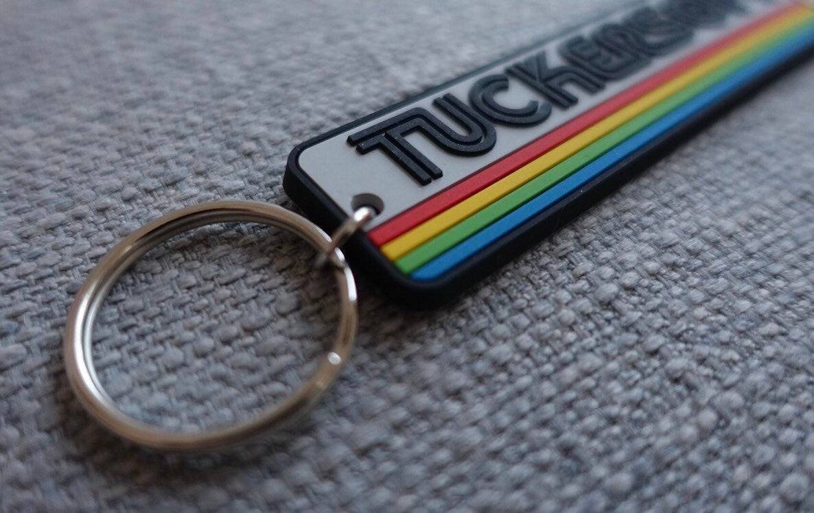 Tuckersoft Black Mirror Rubber Key Chain - The Ambivalent Press