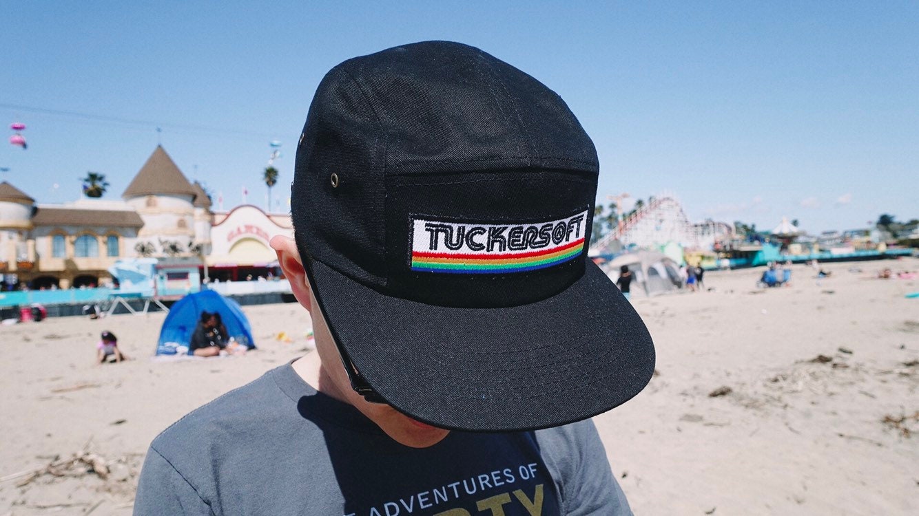 Tuckersoft Black Mirror 5-Panel Cap - The Ambivalent Press