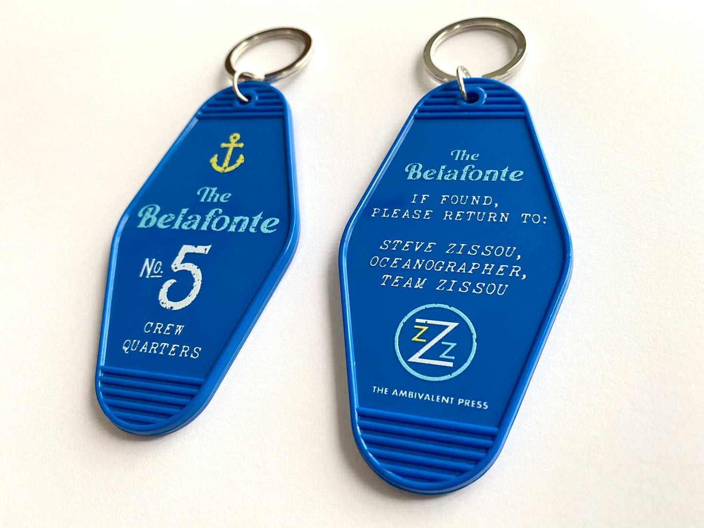 The Belafonte Motel Key Fob - The Ambivalent Press