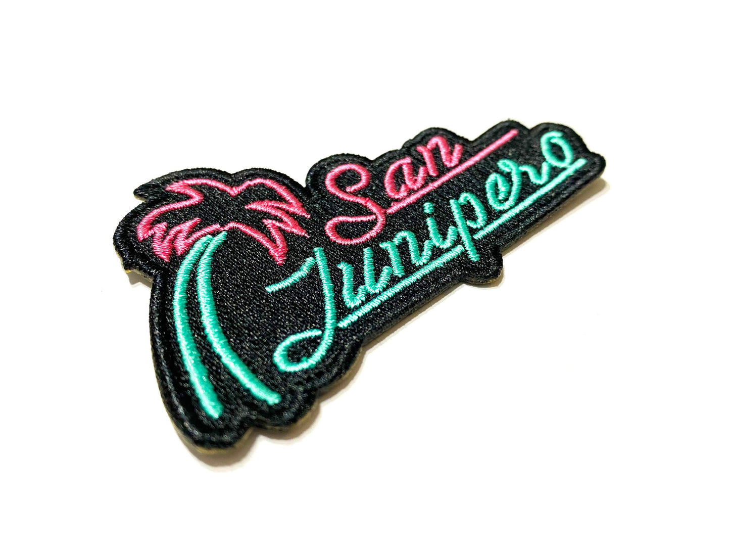 San Junipero Black Mirror TV Inspired Embroidered Patch - The Ambivalent Press