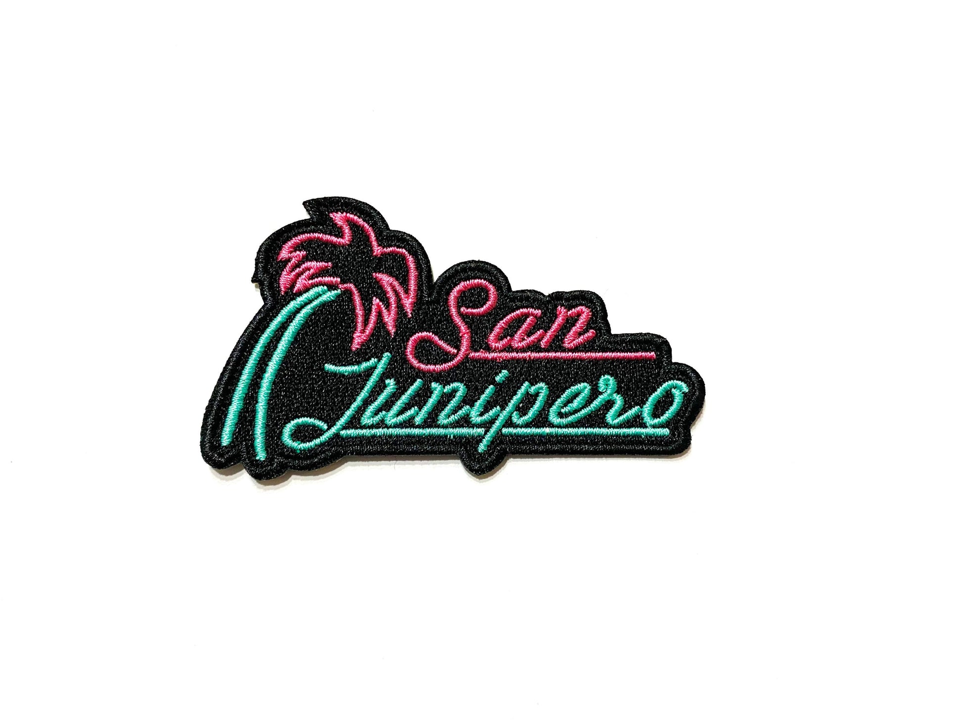 San Junipero Black Mirror TV Inspired Embroidered Patch - The Ambivalent Press