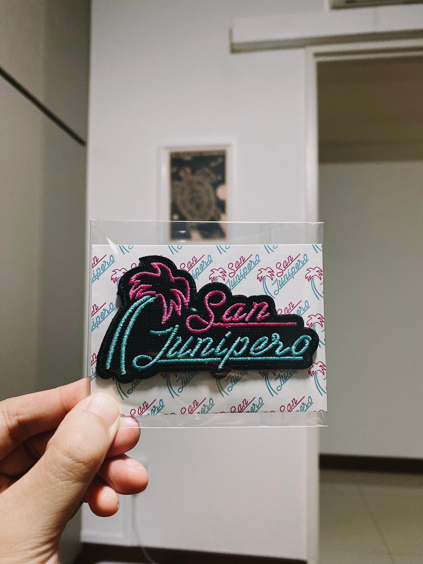 San Junipero Black Mirror TV Inspired Embroidered Patch - The Ambivalent Press