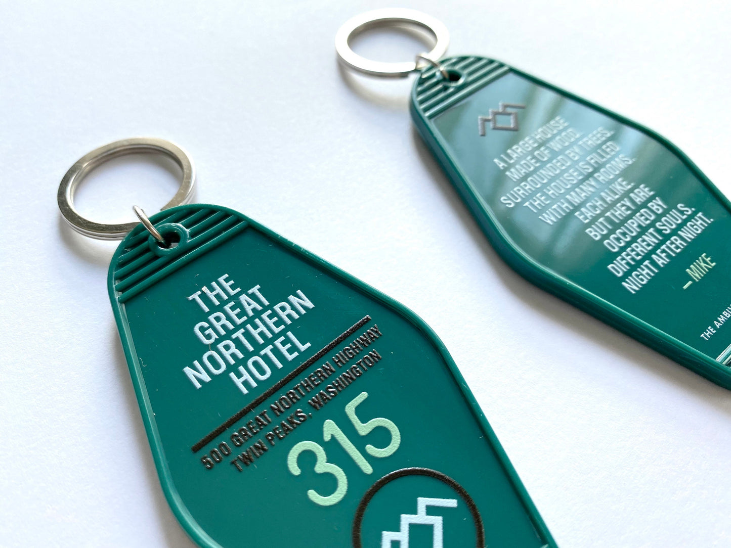 Twin Peaks Key Fob - The Ambivalent Press