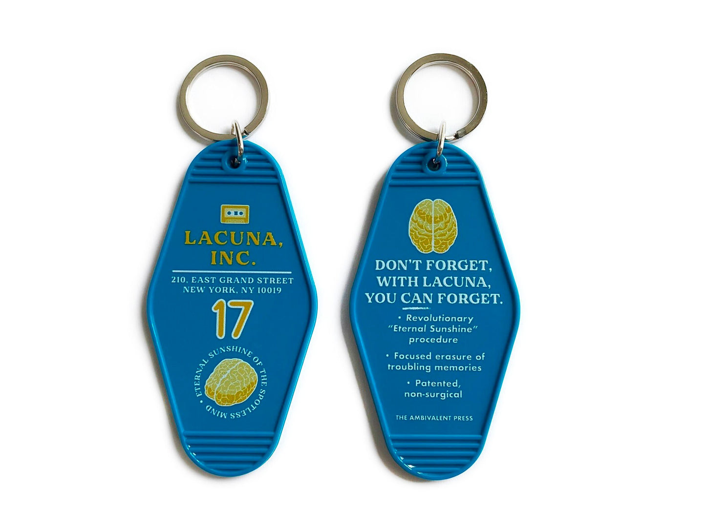 Lacuna Inc Motel Key Fob & Pouch - The Ambivalent Press