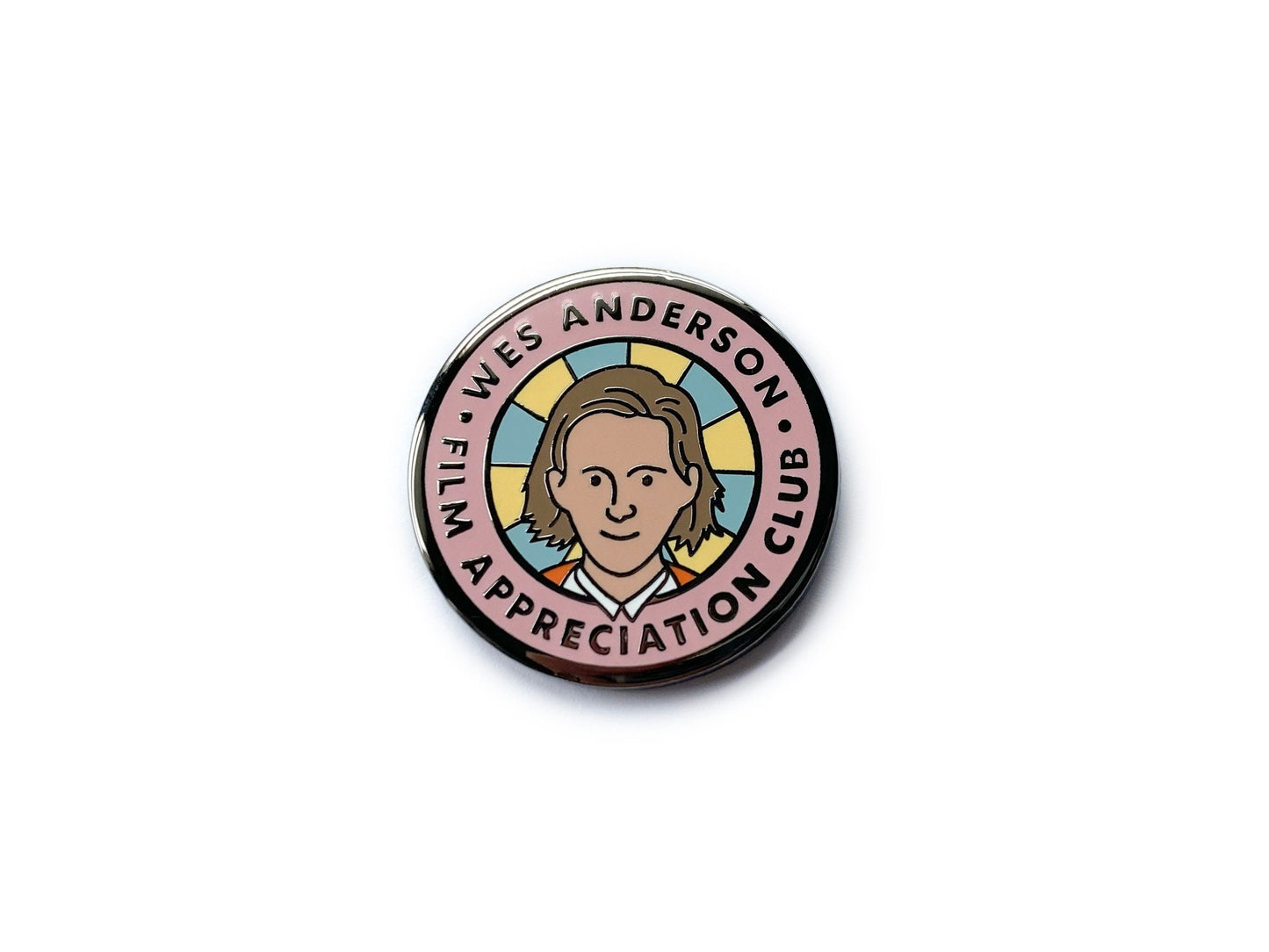 Wes Anderson Film Appreciation Club Enamel Pin - The Ambivalent Press