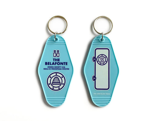 Belafonte Special Edition Motel Key Fob - The Ambivalent Press