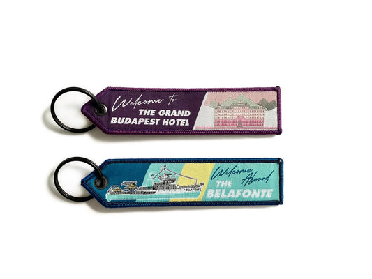 Life Aquatic and Budapest Hotel Woven Jet Tags - The Ambivalent Press