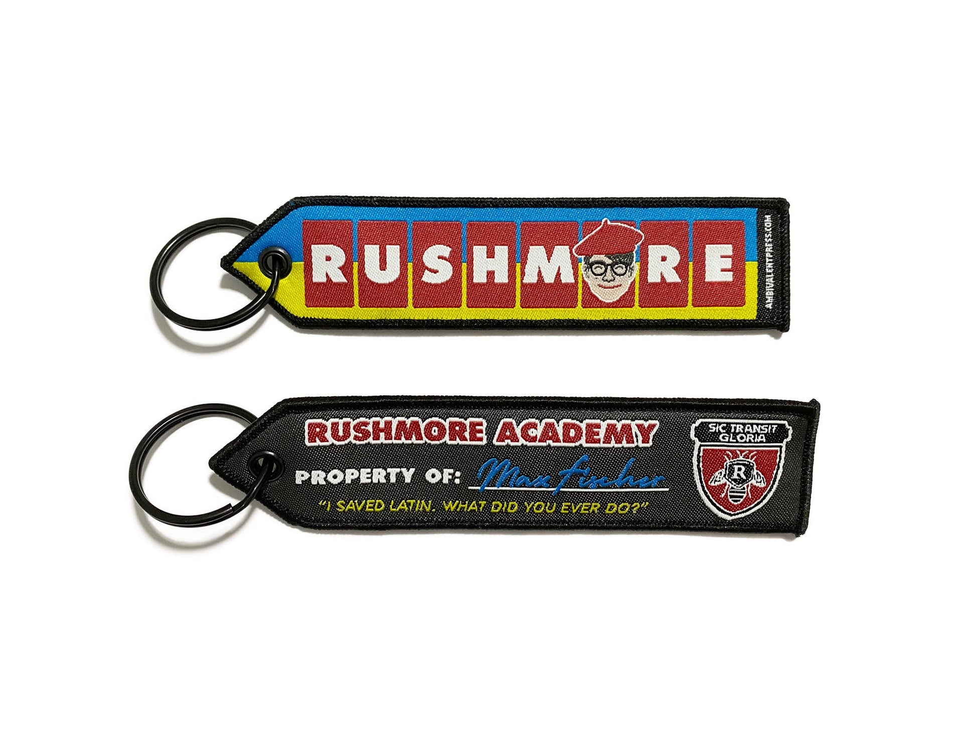 Rushmore Woven Jet Tag - The Ambivalent Press