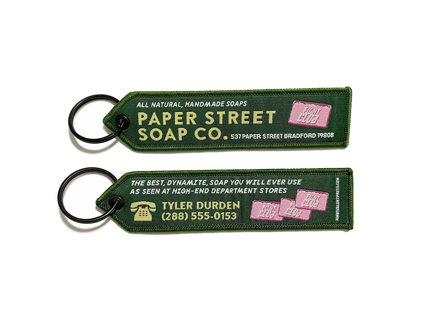 Paper Street Soap Co. Woven Jet Tag - The Ambivalent Press