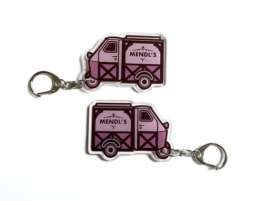 Mendl's Van Acrylic Keychain - The Ambivalent Press