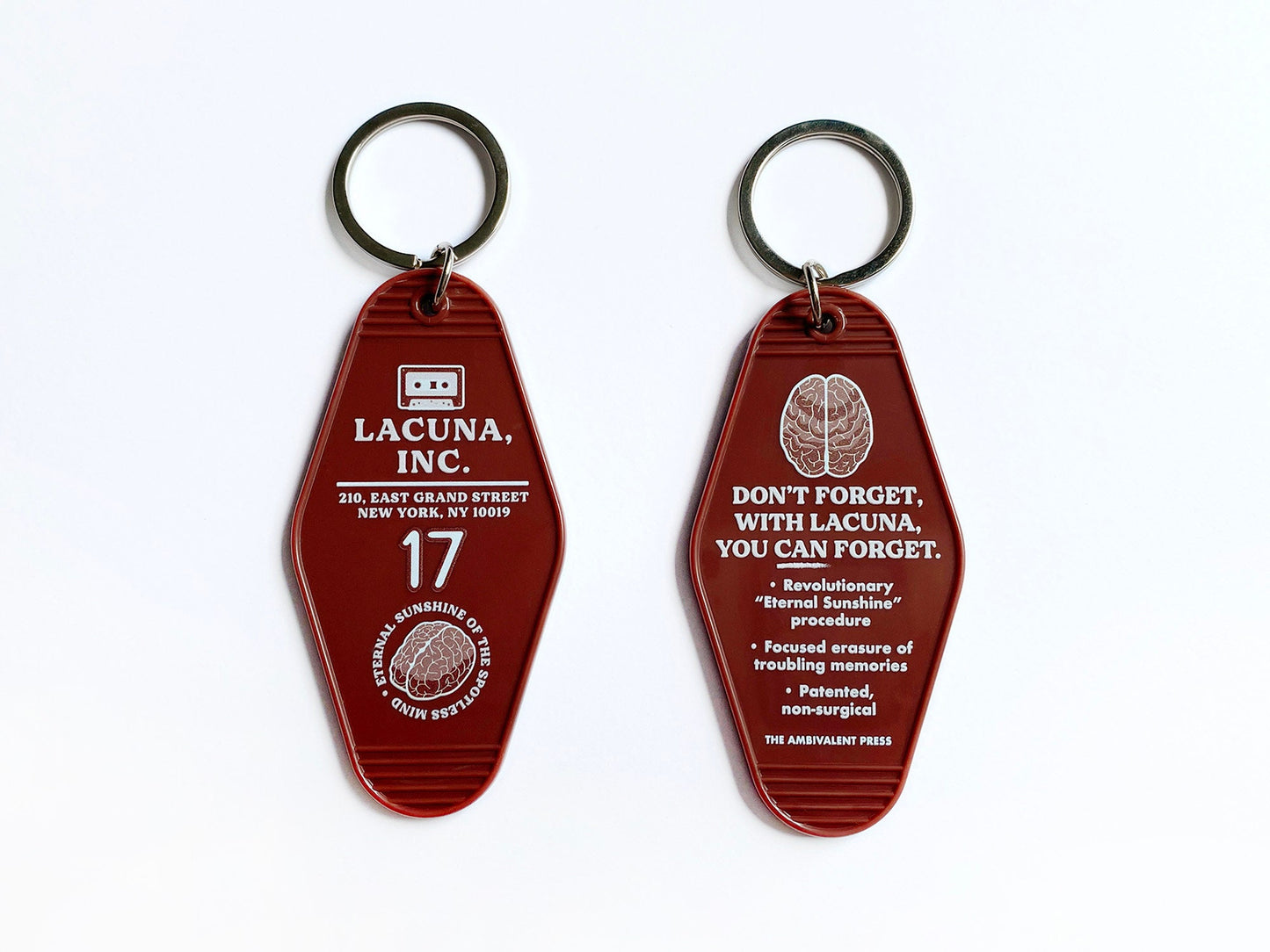 Lacuna Inc Motel Key Fob & Pouch - The Ambivalent Press