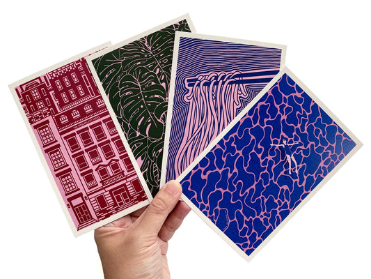 Abstract Postcard Pack - The Ambivalent Press