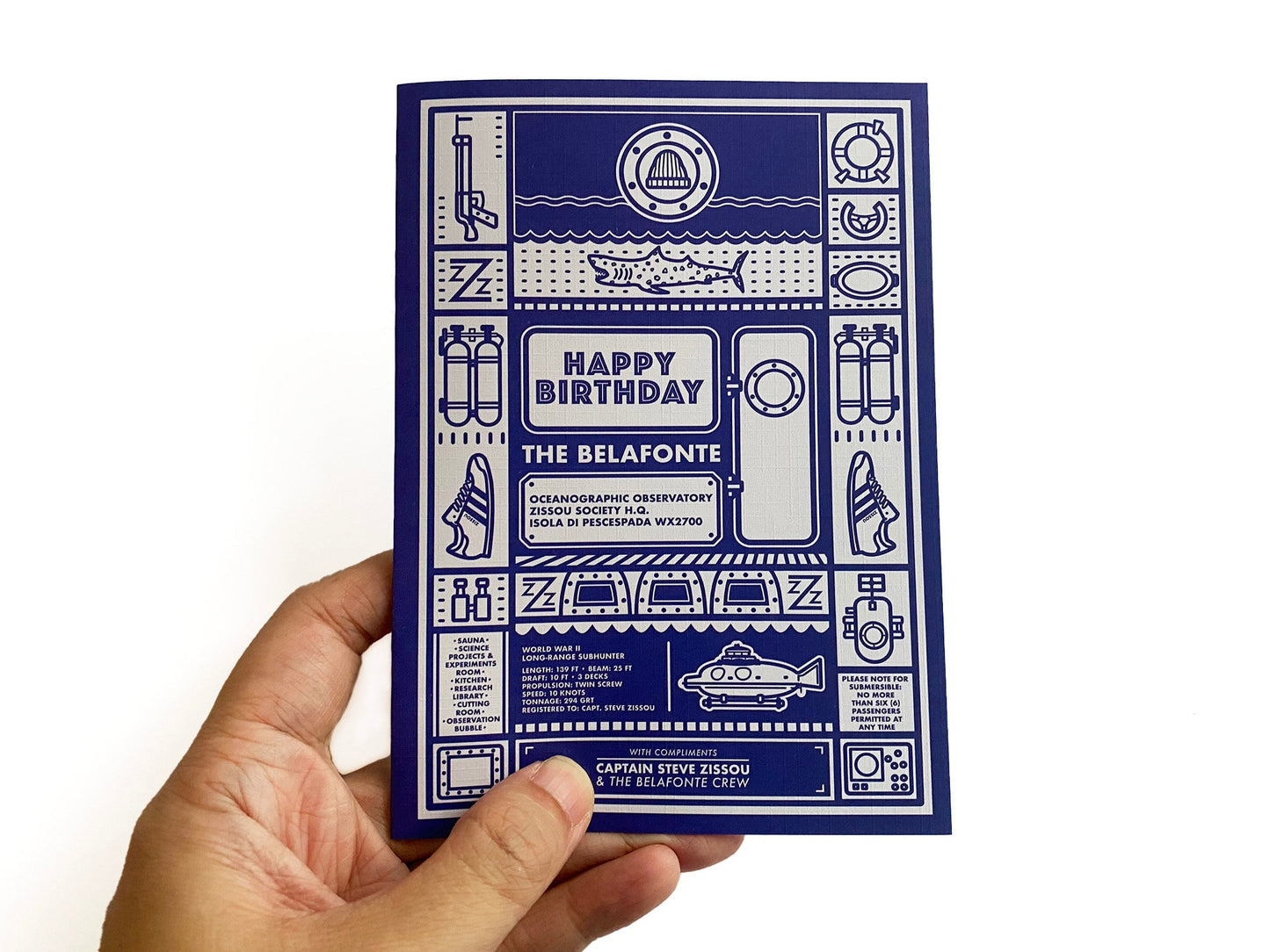 The Belafonte Happy Birthday Card - The Ambivalent Press