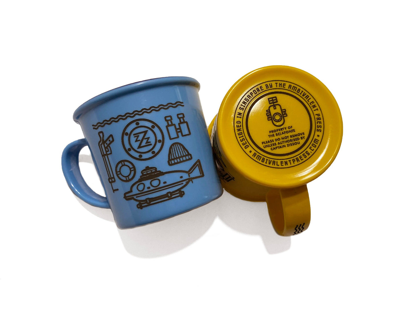 Life Aquatic Belafonte Mini Mug - The Ambivalent Press