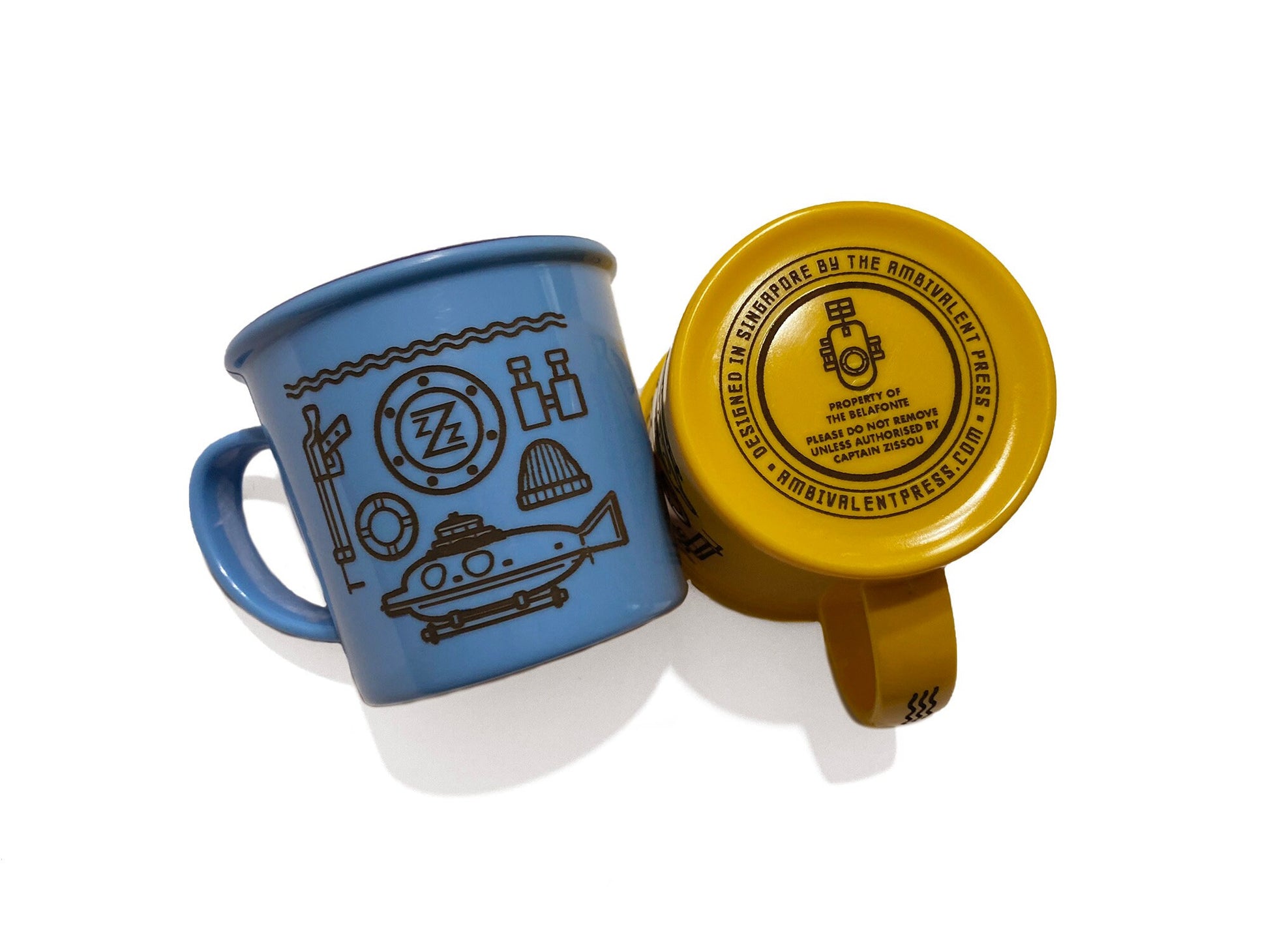 Life Aquatic Belafonte Mini Mug - The Ambivalent Press