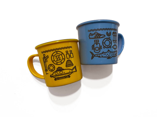 Life Aquatic Belafonte Mini Mug - The Ambivalent Press