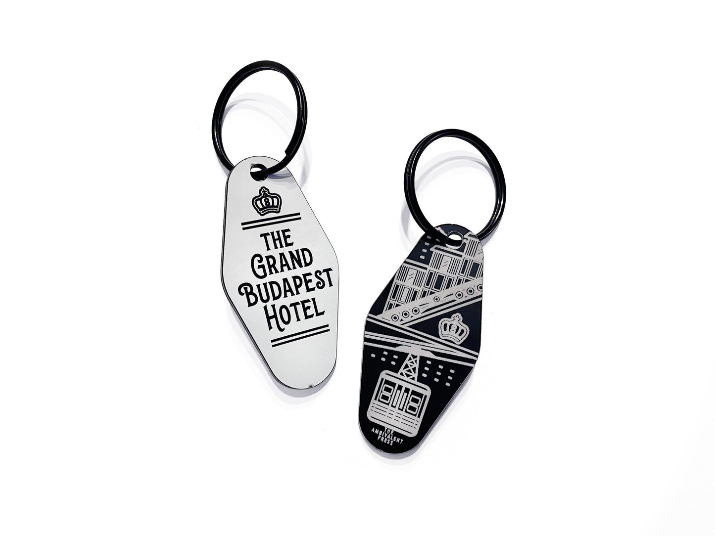 Budapest Hotel Motel Key Tag - The Ambivalent Press