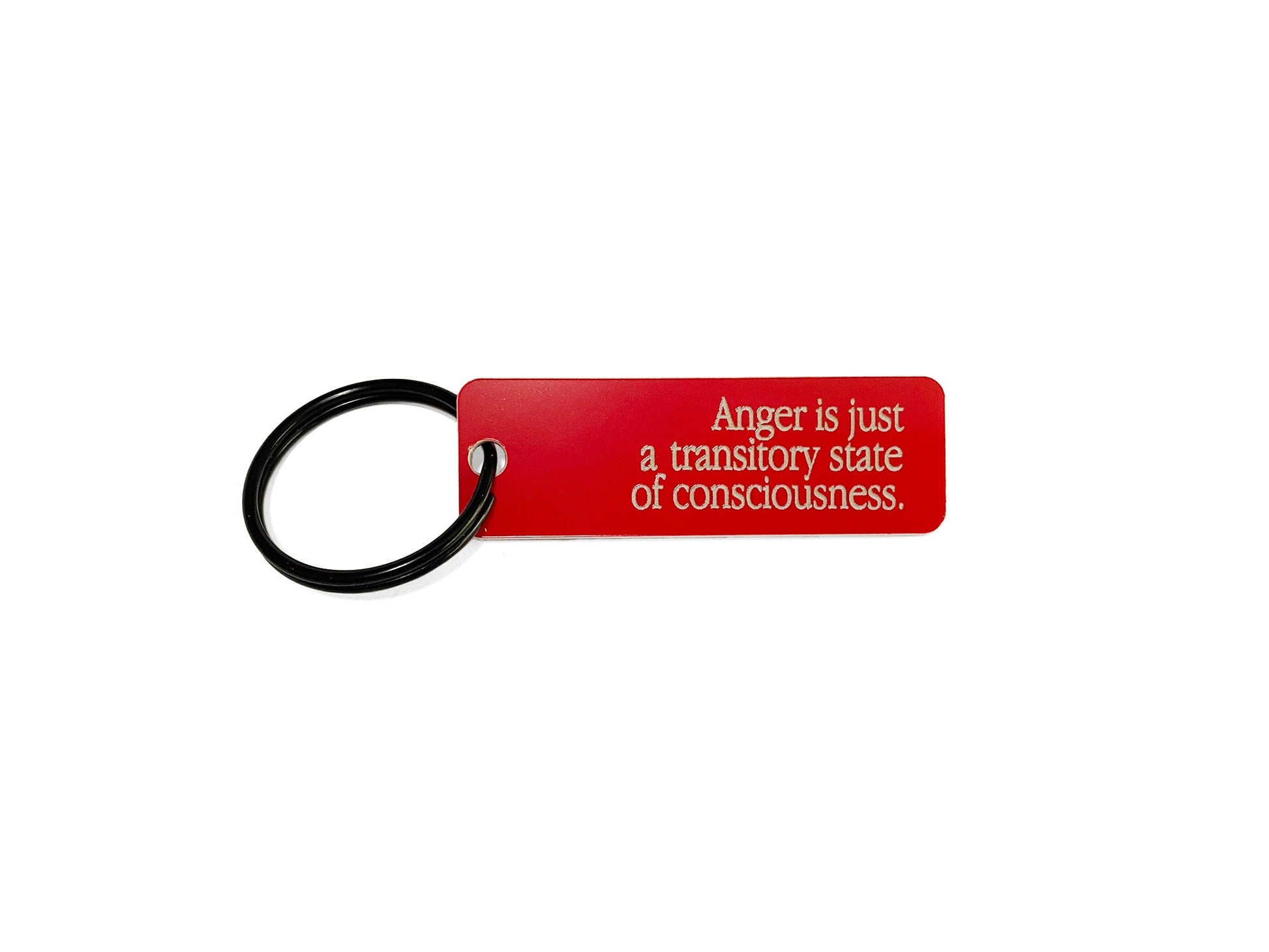 Beef Anger Quote Key Tag - The Ambivalent Press