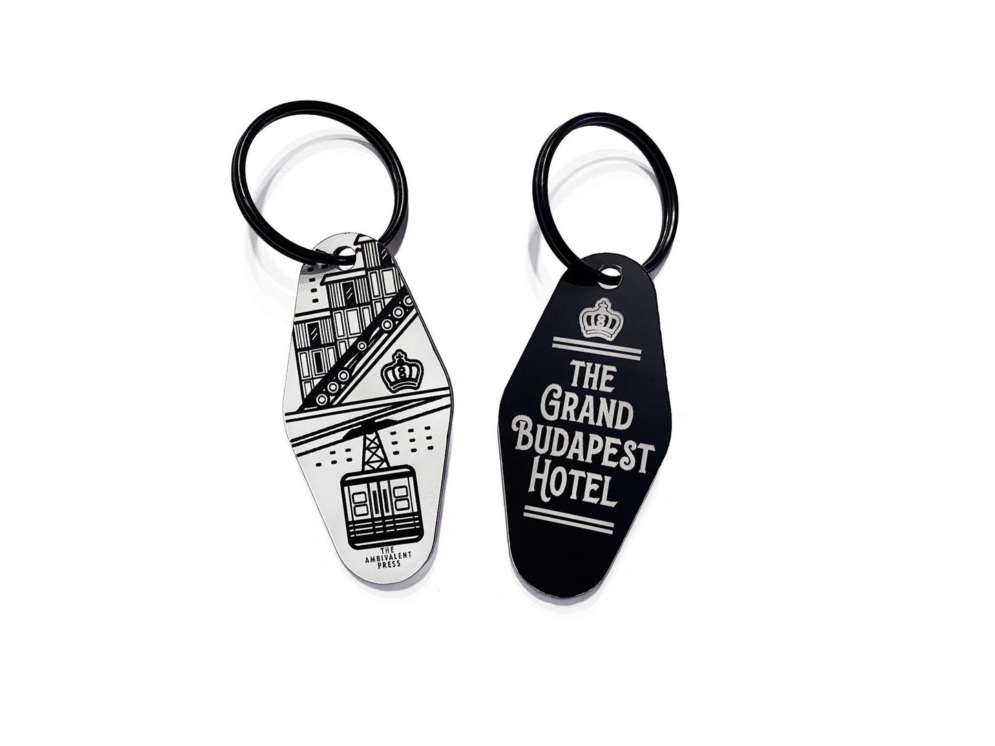 Budapest Hotel Motel Key Tag - The Ambivalent Press