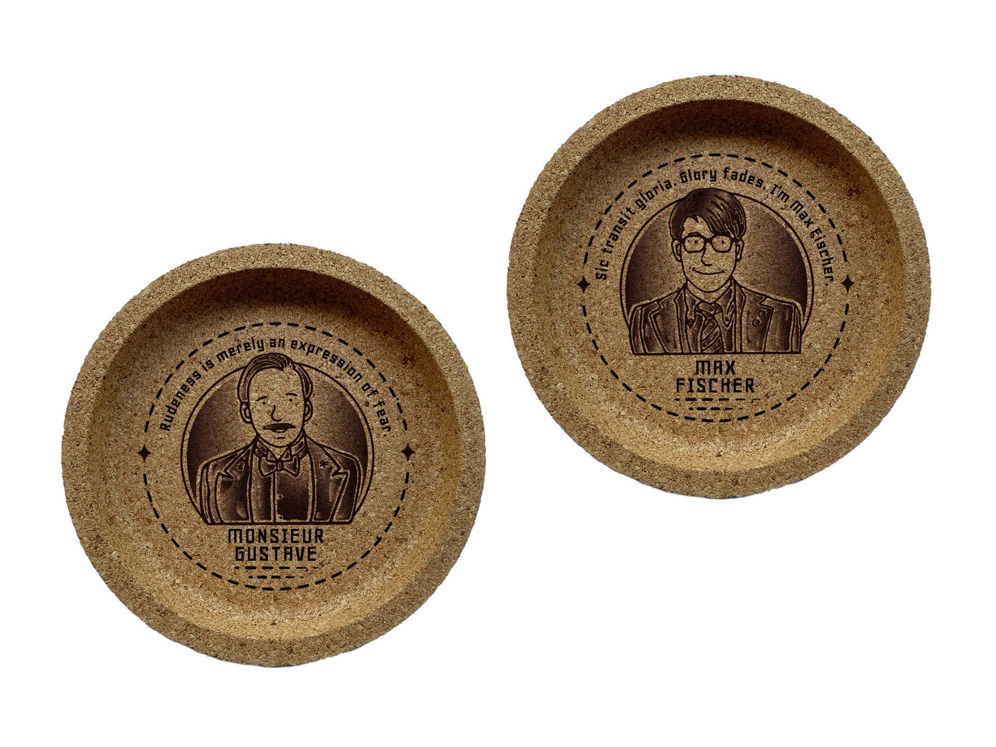 Wes Anderson Characters Coasters - The Ambivalent Press