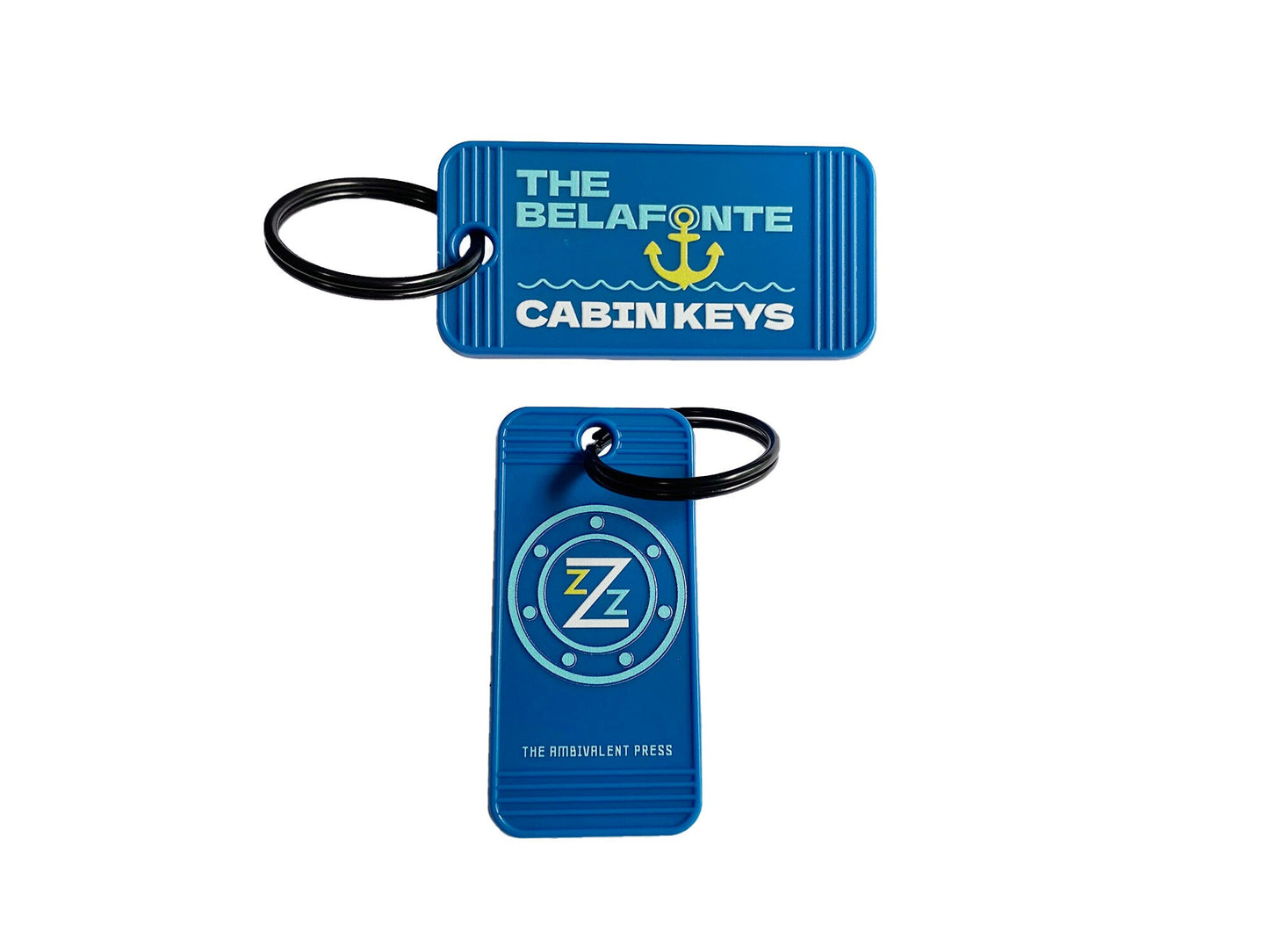 Wes Anderson Movie Inspired Rectangle Keychain - The Ambivalent Press