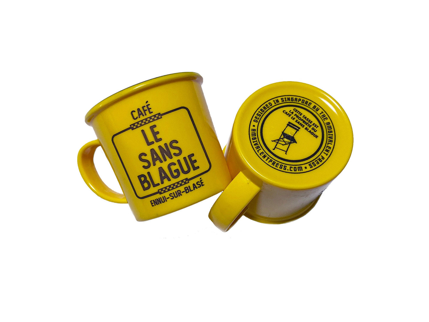 Cafe Le Sans Blague Mini Mug - The Ambivalent Press