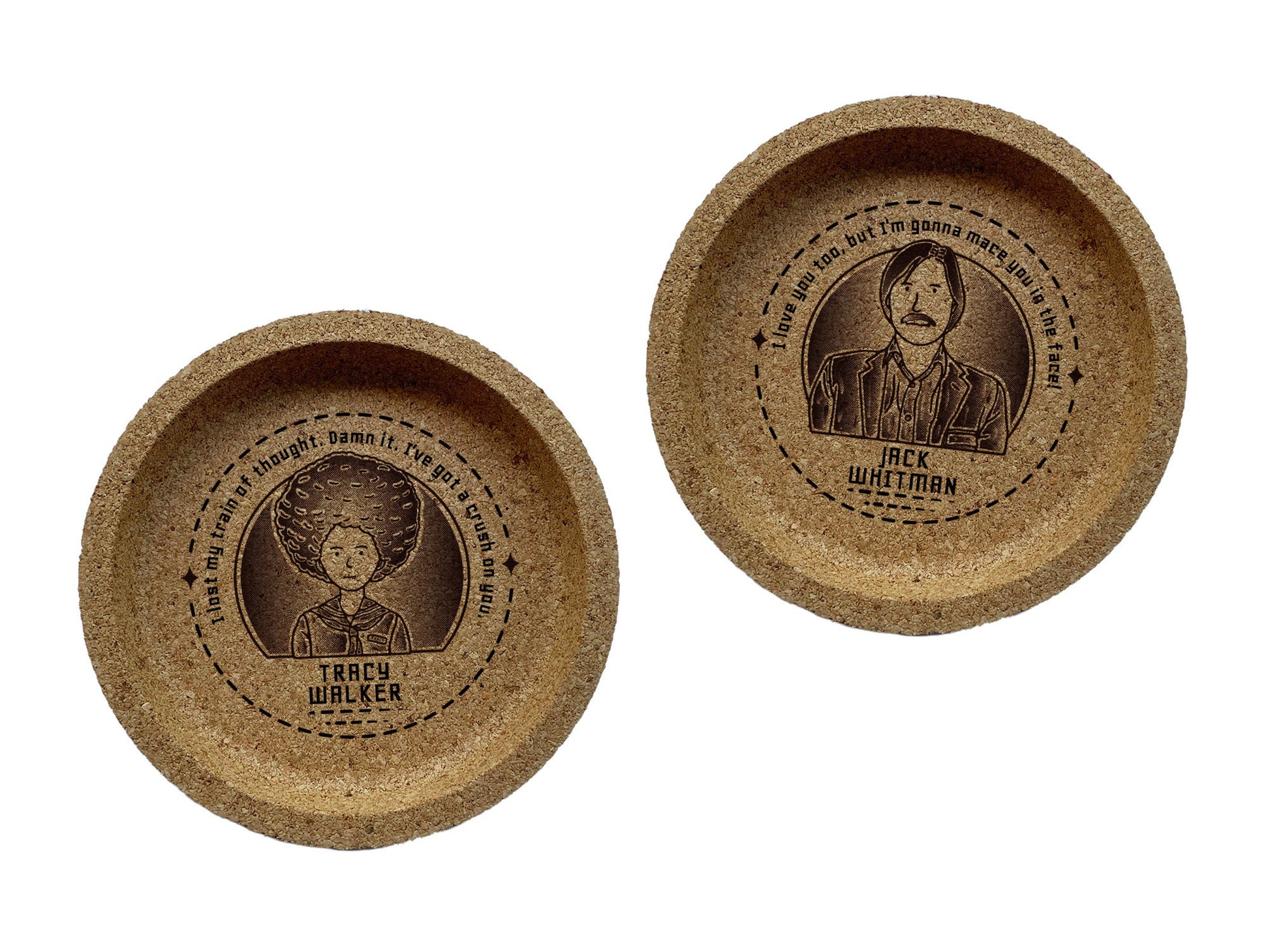 Wes Anderson Characters Coasters - The Ambivalent Press