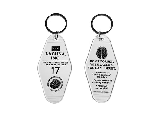 Lacuna Inc Motel Key Fob & Pouch - The Ambivalent Press