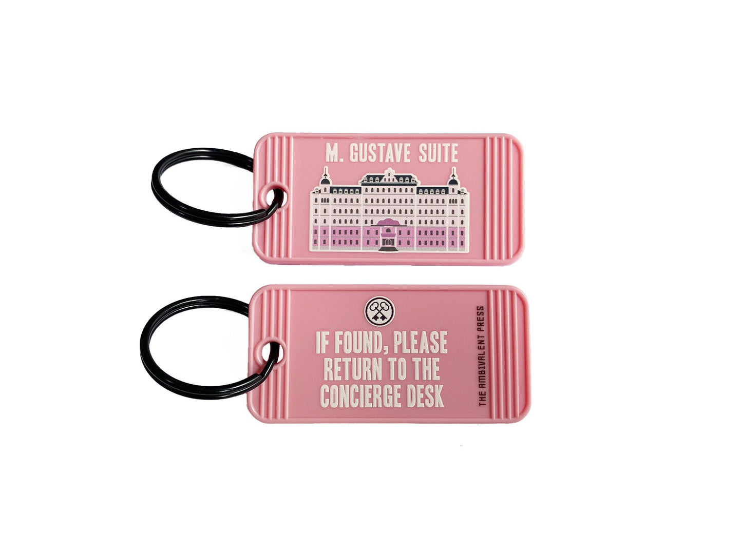 Wes Anderson Movie Inspired Rectangle Keychain - The Ambivalent Press