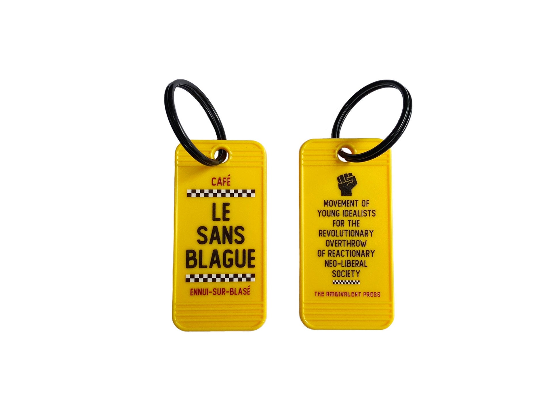 Wes Anderson Movie Inspired Rectangle Keychain - The Ambivalent Press